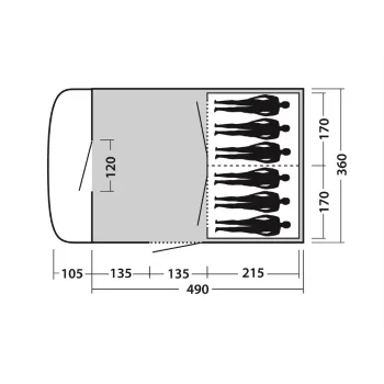Easy Camp šator Palmdale 600-1 Easy Camp šator Palmdale 600-1